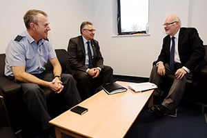 NCI Agency Director of Demand Management visits MARCOM
